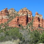 Iron gives the red color to the famous rocky terrain of the area around Sedona, Arizona. – photo by Joe Alexander