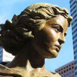 Irish Potato Famine memorial in downtown Boston. – photo by Joe Alexander