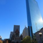 Copley Square includes Trinity Church, the Old South Church and the Boston Public Library. – photo by Joe Alexander