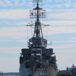 USS Cassin at the Boston Naval Shipyard. – photo by Joe Alexander