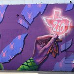 Mural at Essex Modern City in San Antonio in January, 2024.