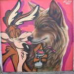 Mural at Essex Modern City in San Antonio in January, 2024.