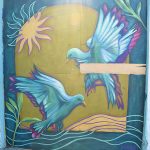 Mural at Essex Modern City in San Antonio in January, 2024.