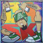 Mural at Essex Modern City in San Antonio in January, 2024.