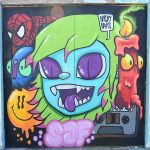 Mural at Essex Modern City in San Antonio in January, 2024.