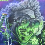 Mural at Essex Modern City in San Antonio in January, 2024.