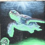 Mural at Essex Modern City in San Antonio in January, 2024.