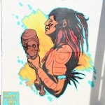 Mural at Essex Modern City in San Antonio in January, 2024.