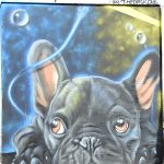 Mural at Essex Modern City in San Antonio in January, 2024.