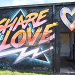Mural at Essex Modern City in San Antonio in January, 2024.