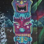 Mural at Essex Modern City in San Antonio in January, 2024.