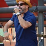El Robotico with Bombasta on Saturday night, May 18, 2024, at Main Plaza in downtown San Antonio. - photo by Joe Alexander