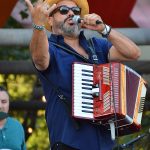 El Robotico with Bombasta on Saturday night, May 18, 2024, at Main Plaza in downtown San Antonio. - photo by Joe Alexander