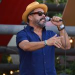 El Robotico with Bombasta on Saturday night, May 18, 2024, at Main Plaza in downtown San Antonio. - photo by Joe Alexander