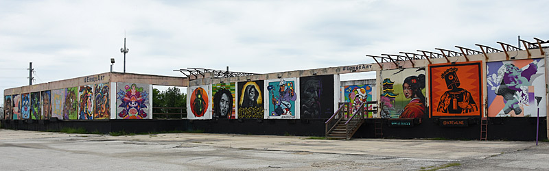 Murals at Essex Modern City near downtown San Antonio. – photo by Joe Alexander