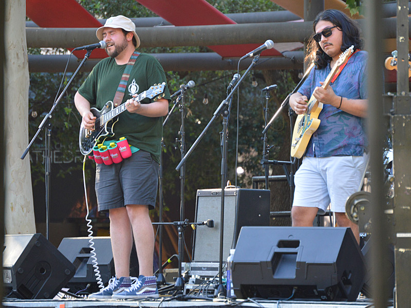Roshii on Saturday night, May 18, 2024, at Main Plaza in downtown San Antonio. - photo by Joe Alexander
