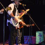 Joe King Carrasco at Sam's Burger Joint in San Antonio on June 2, 2018. - photo by Joe Alexander