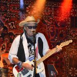Joe King Carrasco at Sam's Burger Joint in San Antonio on June 2, 2018. - photo by Joe Alexander
