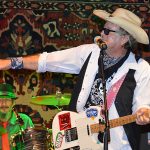 Joe King Carrasco at Sam's Burger Joint in San Antonio on June 2, 2018. - photo by Joe Alexander