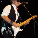Joe King Carrasco at Sam's Burger Joint in San Antonio on July 22, 2017. - photo by Joe Alexander