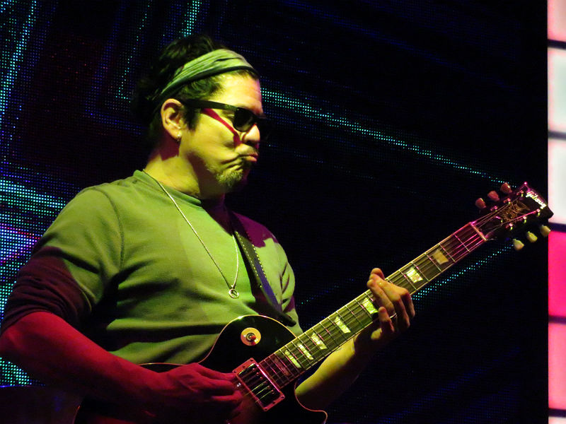 Ruben V and his band at Picks Bar in San Antonio on Jan. 29, 2017.  - photo by Joe Alexander