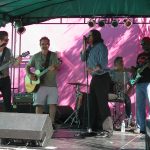 Ruben V and his band at Market Square in downtown San Antonio on Oct. 30, 2016. - photo by Joe Alexander