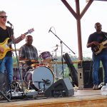 Ruben V, James Pickens and Gene Godley at Pure Country BBQ and Grill in Boerne on Saturday, June 1, 2024. - photo by Joe Alexande