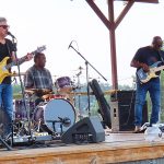 Ruben V, James Pickens and Gene Godley at Pure Country BBQ and Grill in Boerne on Saturday, June 1, 2024. - photo by Joe Alexande
