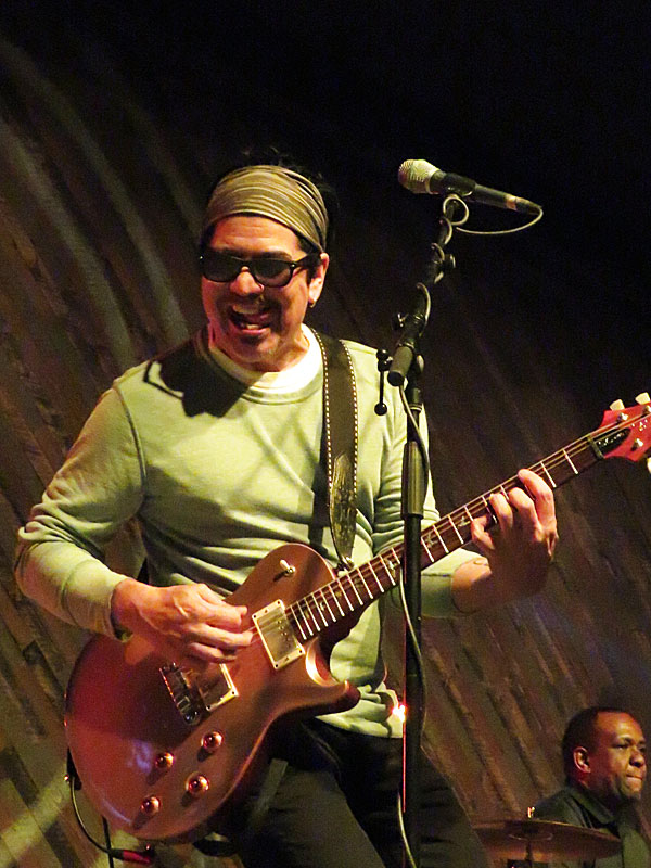 Ruben V and his band at The Rustic at The Rim in San Antonio on Feb. 2, 2018. - photo by Joe Alexander