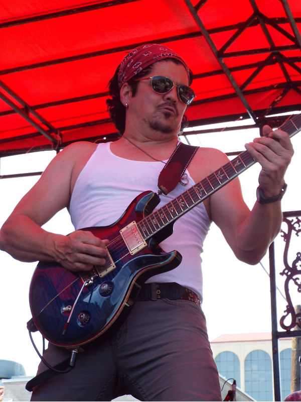 Ruben V band at Market Square in San Antonio on July 4, 2016. - photo by Joe Alexander