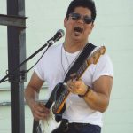 Ruben V and his band played at Fiesta Deco District on July 24, 2016. - photo by Joe Alexander