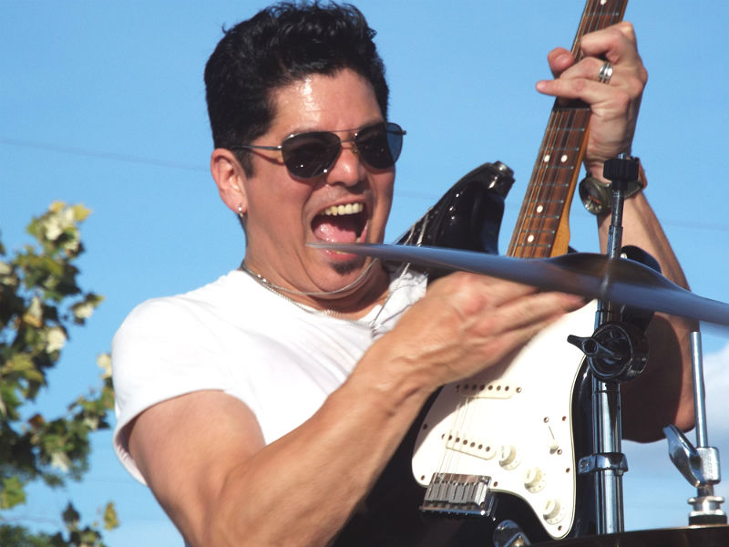 Ruben V and his band played at Fiesta Deco District on July 24, 2016. - photo by Joe Alexander