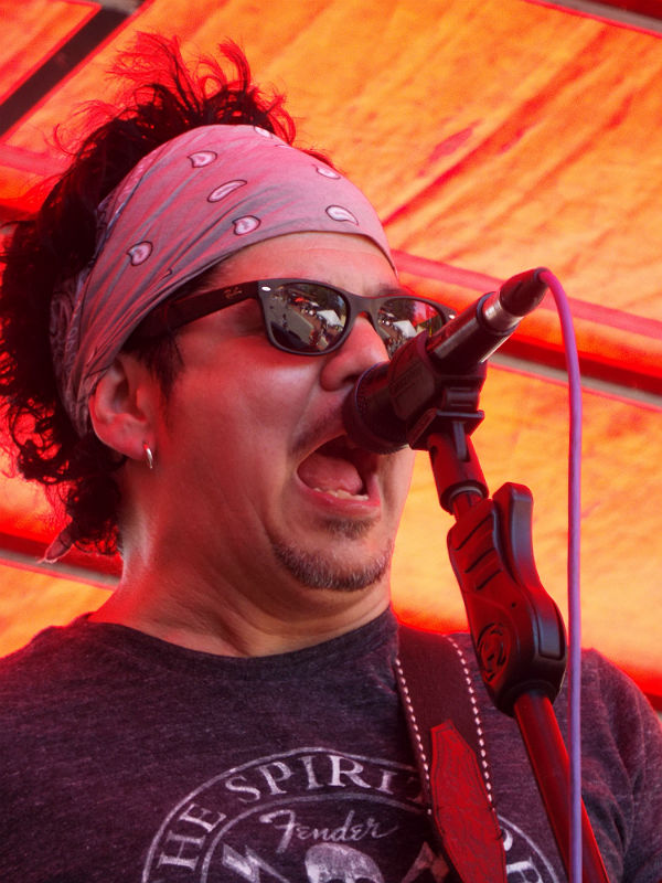 Ruben V and his band at Market Square in downtown San Antonio on May 7, 2017. - photo by Joe Alexander