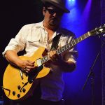 Ruben V and his band at Sam's Burger Joint in San Antonio on June 14, 2018. - photo by Joe Alexander