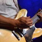 Ruben V and his band at Sam's Burger Joint in San Antonio on June 14, 2018. - photo by Joe Alexander