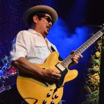 Ruben V and his band at Sam's Burger Joint in San Antonio on June 14, 2018. - photo by Joe Alexander