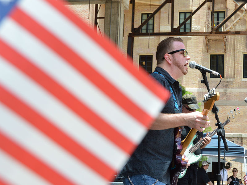 Will Owen Gage band at The Pearl in San Antonio, Texas, on July 4, 2017. - photo by Joe Alexander
