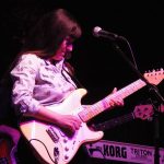 Catherine Denise with Jimmy Spacek and his band at Sam's Burger Joint on Jan. 31, 2015. - photo by Joe Alexander