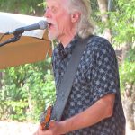 Jimmy Spacek and his band at San Antonio's The Dog Co. Icehouse on Saturday, June 29, 2024. - photo by Joe Alexander