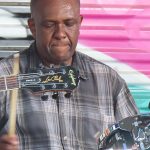 Jimmy Spacek and his band at San Antonio's The Dog Co. Icehouse on Saturday, June 29, 2024. - photo by Joe Alexander