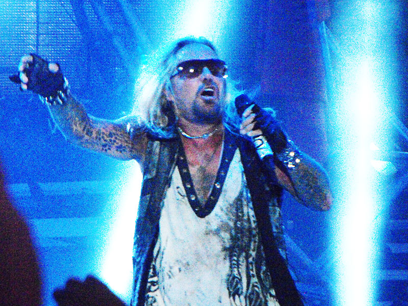 Vince Neil of Motley Crue in Chula Vista, Calif., on Aug. 12, 2011. - photo by Joe Alexander