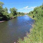 The Rio Grande at Del Norte, Colorado, in August 2024. - photo by Joe Alexander
