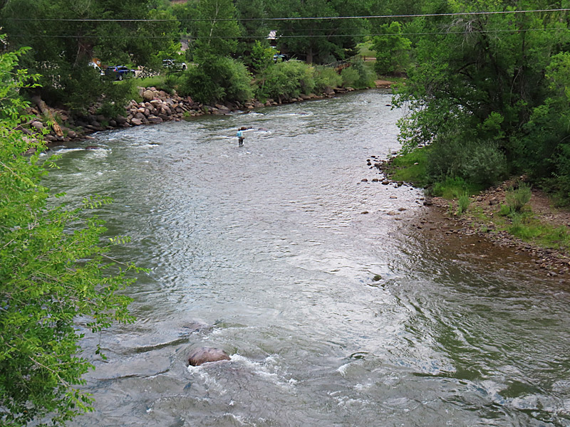 The Animas River as it flows through Durango, Colorado in August 2024. - photo by Joe Alexander