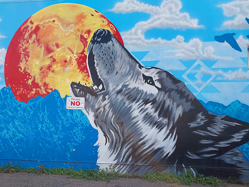 Mural in Durango, Colorado in August 2024. - photo by Joe Alexander