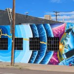 Mural in the Art District on Santa Fe in downtown Denver, Colorado. - photo by Joe Alexander