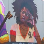 Mural in the Art District on Santa Fe in downtown Denver, Colorado. - photo by Joe Alexander