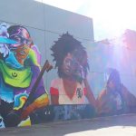 Mural in the Art District on Santa Fe in downtown Denver, Colorado. - photo by Joe Alexander