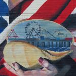 Dissent is Patriotic mural near the boardwalk in Atlantic City in late September 2024. - photo by Joe Alexander