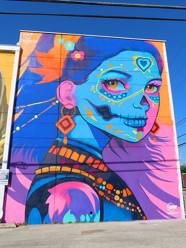 Mural on Chestnut Street near downtown San Antonio on Oct. 13, 2024. - photo by Joe Alexander