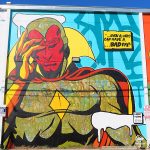 Mural on Chestnut Street near downtown San Antonio on Oct. 13, 2024.